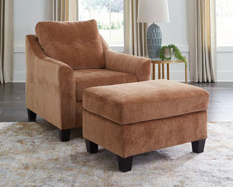 Amy 88" Contemporary Clay Compact Sectional - Image 4