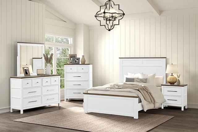 Bed Pinetop Blue & White - Image 4