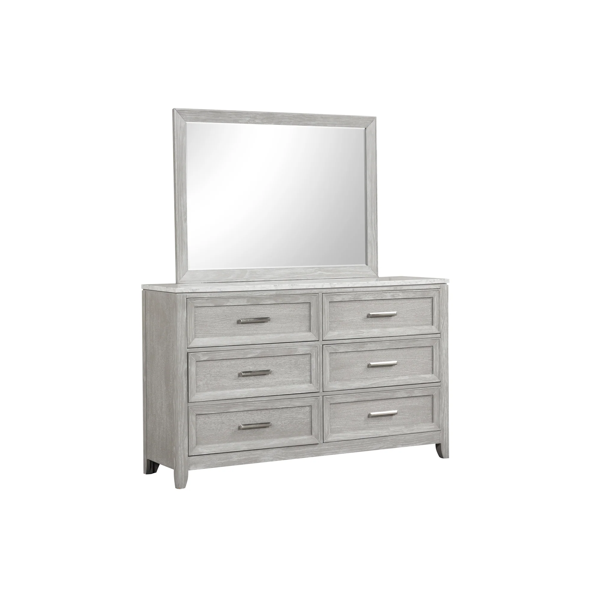 ELENA QUEEN 4 PC QUEEN SET-BED,DRESSER, MIRROR NIGHSTAND - Image 4