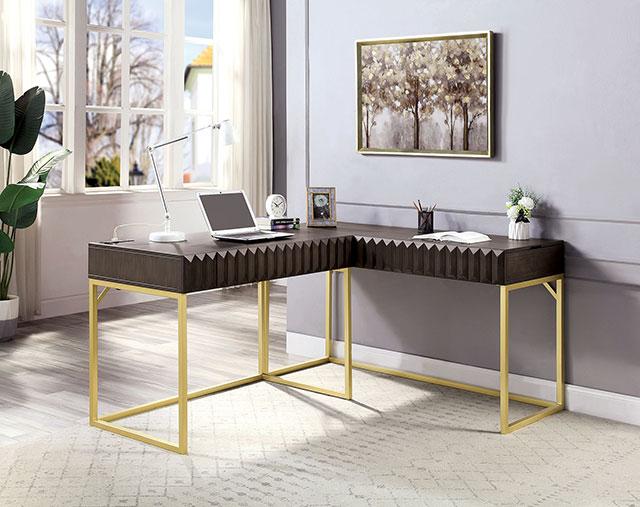 FREIBURG Corner Desk, Walnut - Image 3