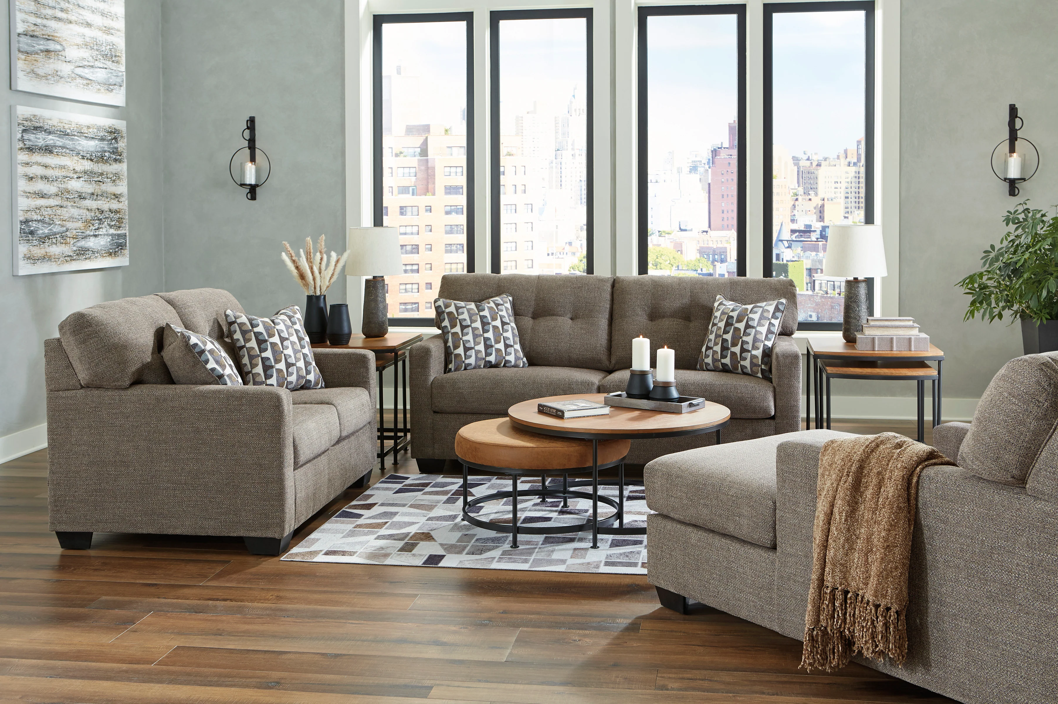 Mahomes 75" Chocolate Sofa - Image 3