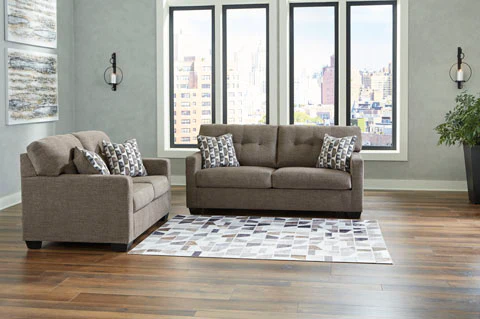 Mahomes 75" Chocolate Sofa - Image 6