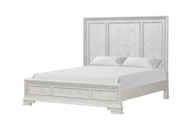 Stella Mia 4 Pc 5 Pc Queen Bedroom Set White - Image 24