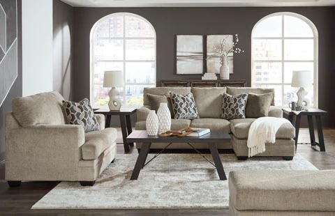 Stonedge 92" Contemporary Compact Sectional - Image 7
